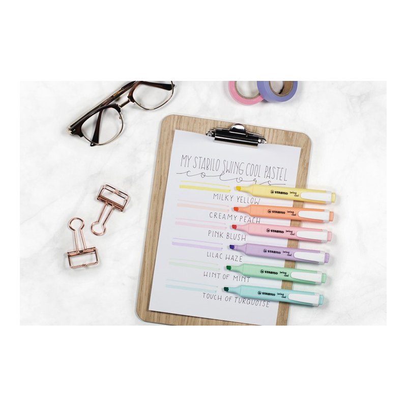 STABILO highlighters Swing Cool, 18-piece set, assorted colours